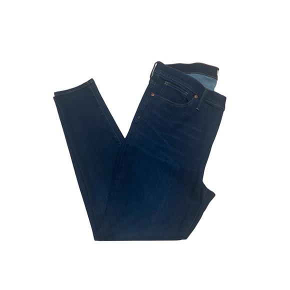 Madewell 9” High Rise Skinny Dark Wash Jeans Blue - Picture 3 of 15